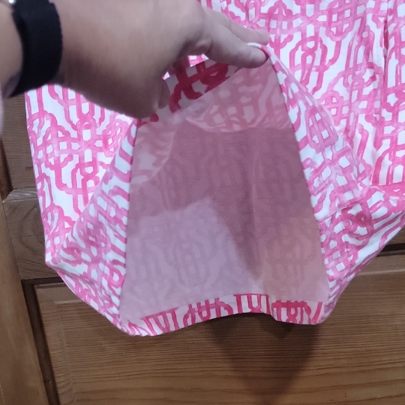 Mud Pie Pink and Cream Lace Mini Dress - Picture 6 of 10